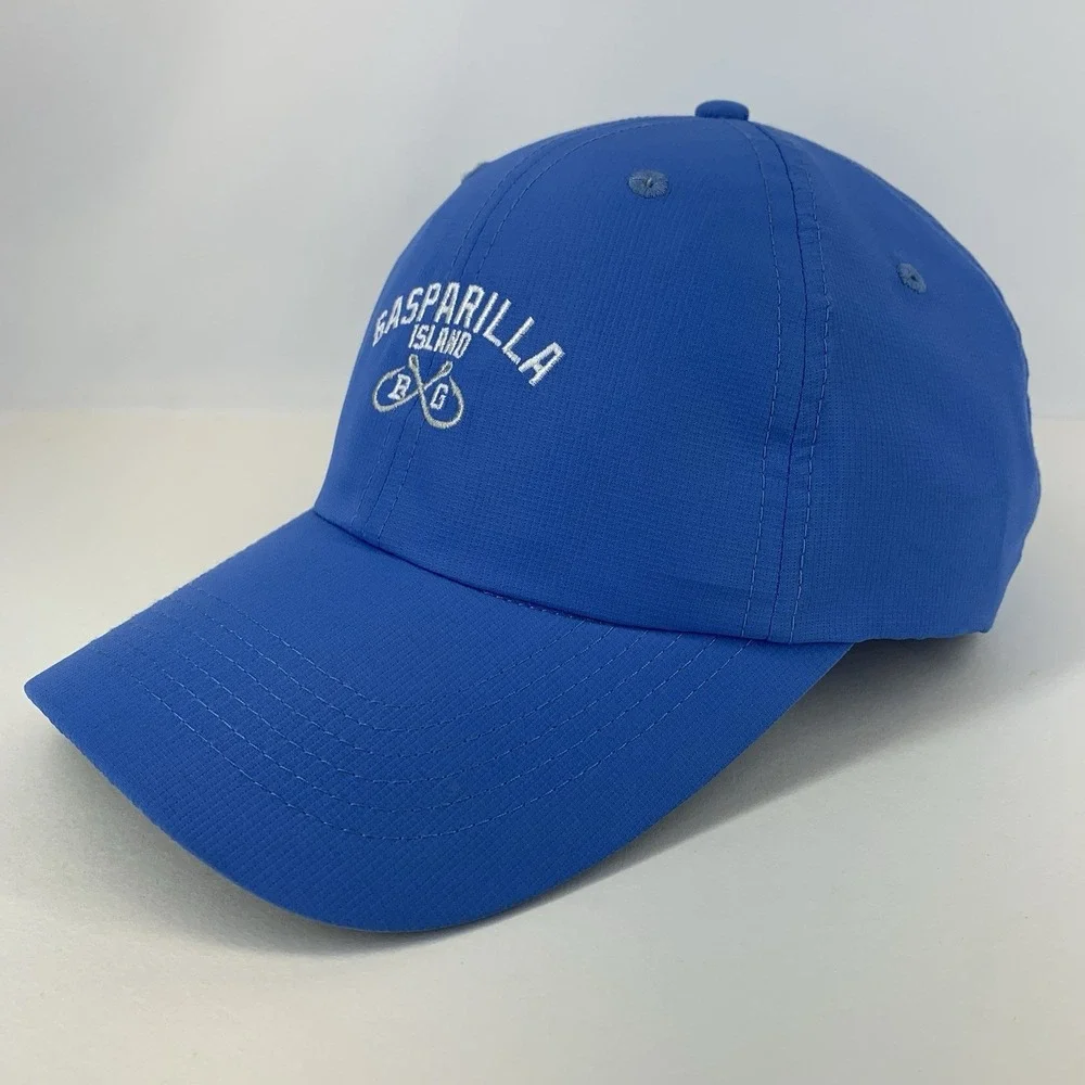 Gasparilla Island Hat Boca Grande Blue Imperial Adjustable OSFA Baseball Cap